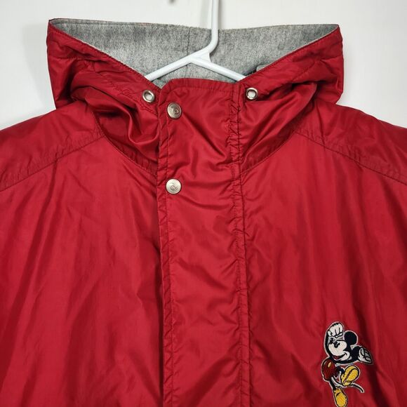 Vtg 90s Disney Jacket XL‎ Embroidered Mickey Mouse Disney World Outdoors Classic - Picture 2 of 14